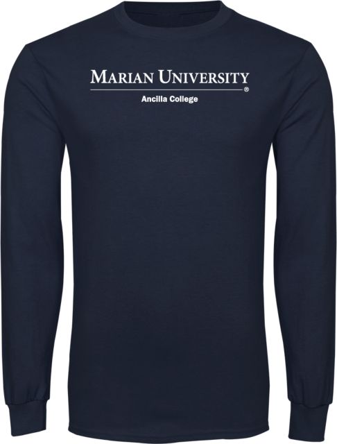Marian Long Sleeve T Shirt Ancilla College Horizontal - ONLINE ONLY