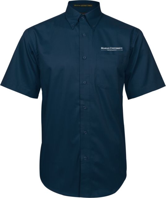 Marian Twill Button Down Short Sleeve Primary Mark - ONLINE ONLY