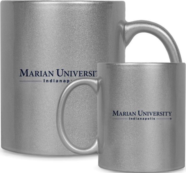 Marian Full Color Metallic Mug 11oz Primary Mark - ONLINE ONLY