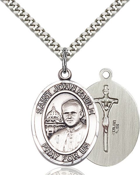 MEDAL/LD BOXED ST JOHN PAUL II