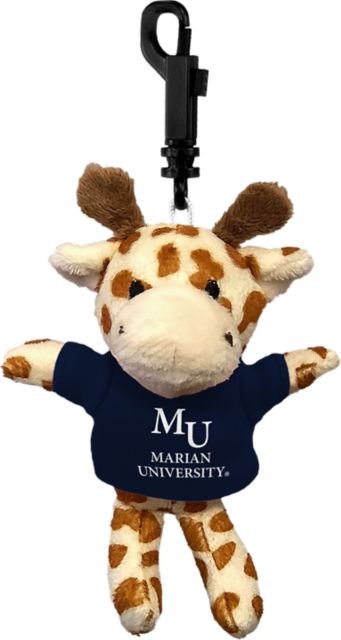 Marian University Plush Keychain