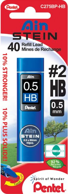 LEAD REFILL .5MM HB AIN STEIN